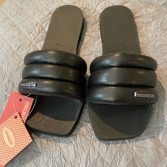 Havaianas Shoes - Havaianas Black Slides